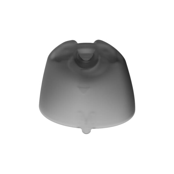 2-Pack Small Closed S Connexx 3.0 Hearing Aid Domes – Fits Signia Rexton Widex Miracle-Ear (Black, RIC)