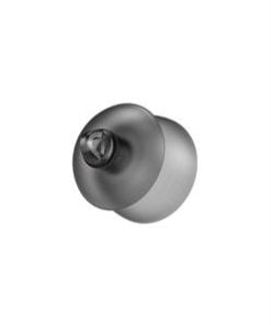 A single, metallic, dome-shaped Instant Double Ear-Tip earbud with a smooth surface and a slightly protruding tip is shown against a plain white background.