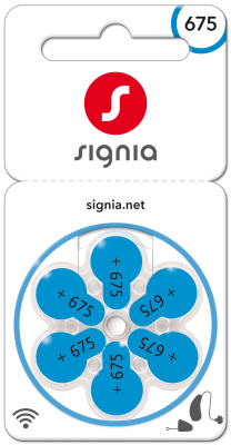 Signia 675 Battery - 21029445
